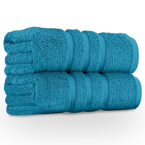 GC GAVENO CAVAILIA Paquete de 2 Toallas de baño Jumbo, 100% algodón Hilado en Anillo, Altamente absorbentes de Agua y Secado rápido, Toallas de baño extragrandes Suaves de Calidad de