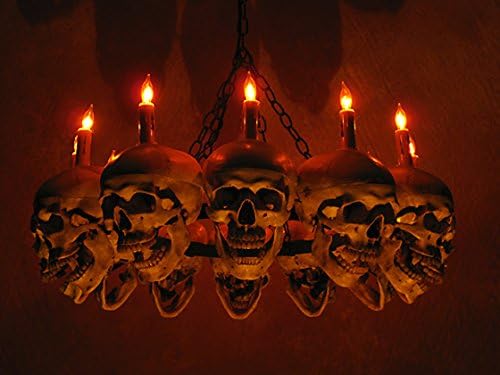 Skull Chandelier w/ 12 Skulls