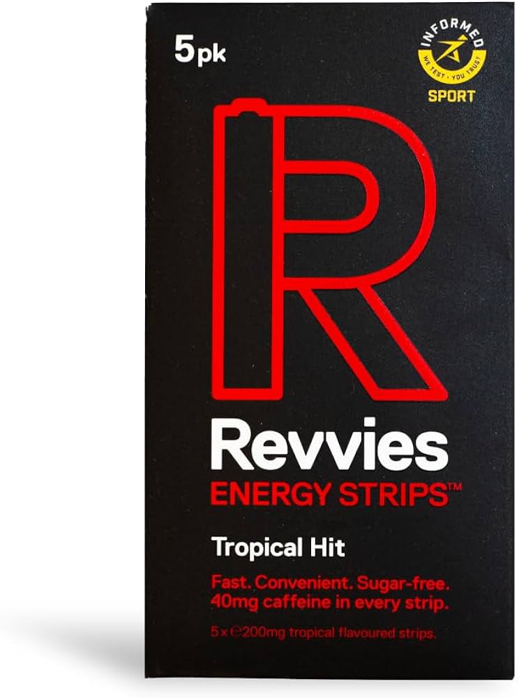 Amazon.com : Revvies Energy Strips | Tropical Hit | 50 Strips
