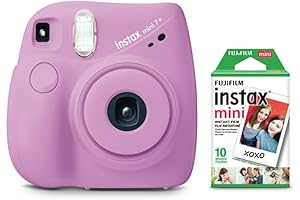 Fujifilm Instax Mini 7+ Lavender Bundle: Capture Memorable Moments with Style