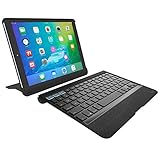 ZAGG Slim Book Pro - Ultrathin Case, Hinged with Detachable Bluetooth Keyboard with Kickstand for Apple iPad Pro 9.7 / iPad Air 2 - Black