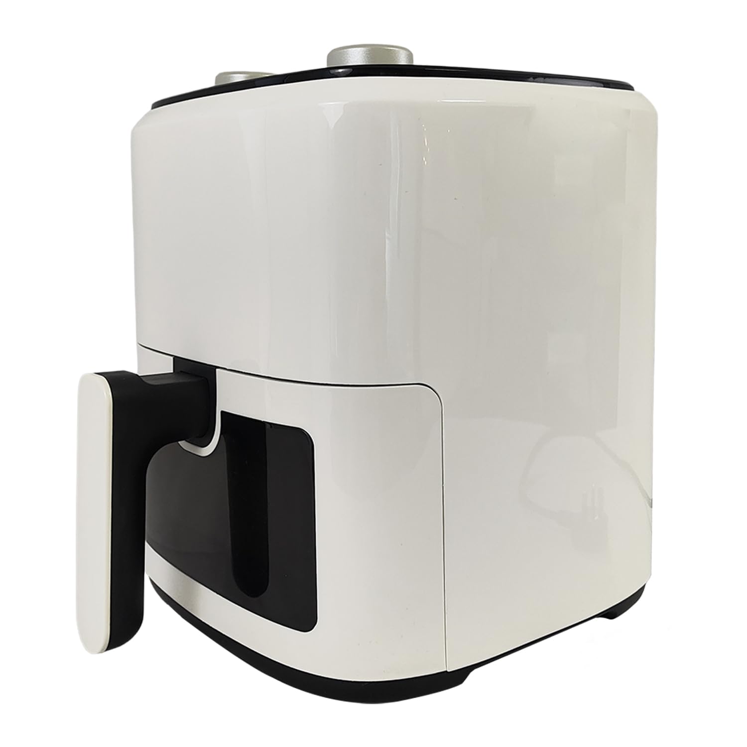 GradgetHavaen Air Fryer, 5.5L Air Fryers Dial Contro, Compact Air Fryer with Hi-Fry Technology for Extra Crisp, Quick & Easy Meals, Nonstick & Dishwasher Safe Basket, White