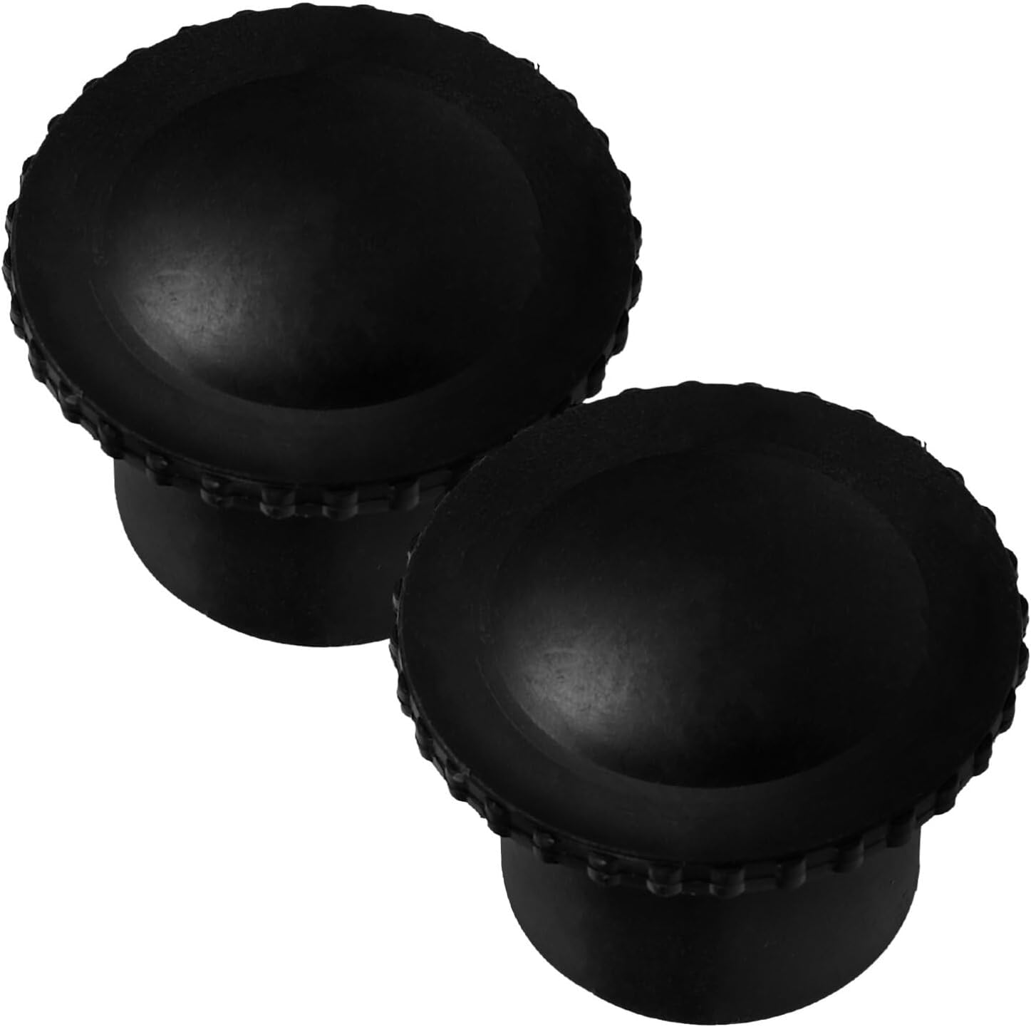 iplusmile 2Pcs Closet Pole End Caps, Plastic Curtain Rod