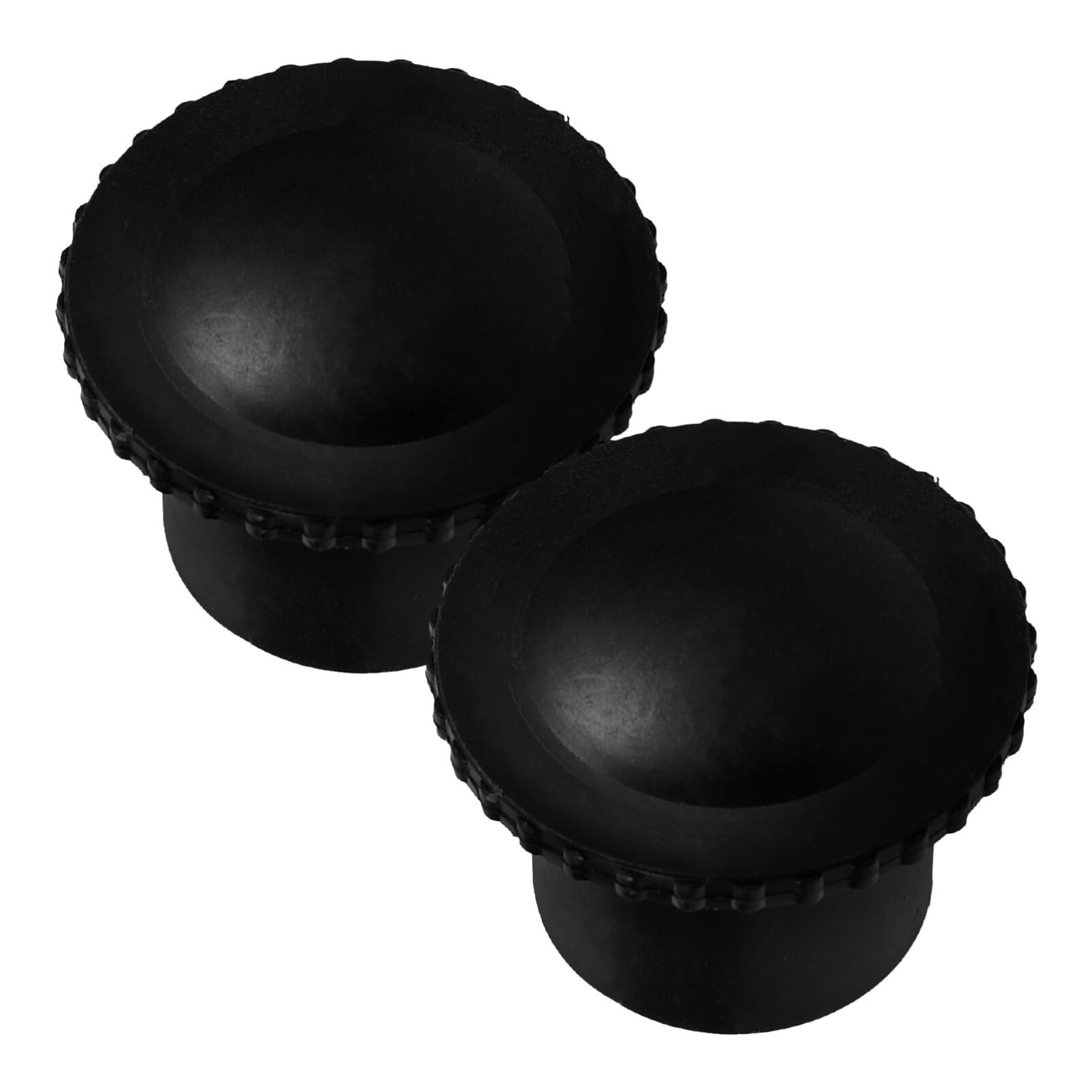 iplusmile 2Pcs Closet Pole End Caps, Plastic Curtain Rod Plug Caps, 22mm Diameter Wardrobe Tube Support Rod Stopper for Bathroom Curtain Clothing Store