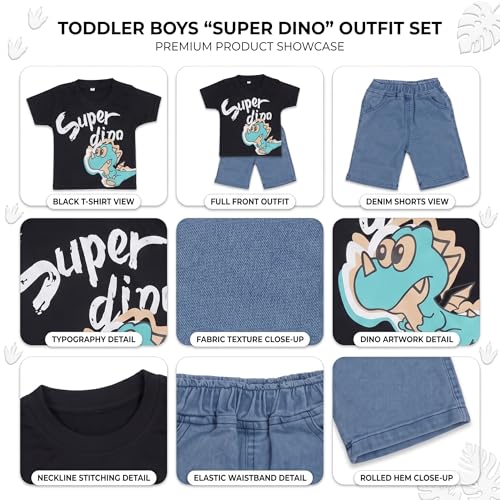 Image of Krishn Creations Kids Clothes for Boys | Cotton Printed Half Sleeve T-shirt and Shorts Baby Boy Dress | Casual Wear Kids Clothes