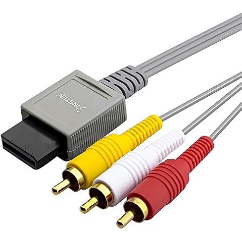 Insten AV Composite Cable Compatible With Wii Cover