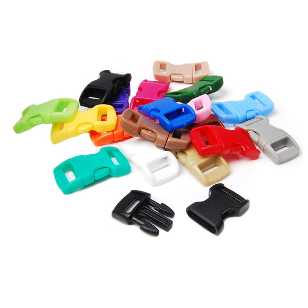 COHEALI 3 Set Di Fibbie in Plastica Con Clip Da 15 Mm Per Cinture Bagagli Zaini E Progetti Di Arredamento Per La Casa 30 Pezzi * 3