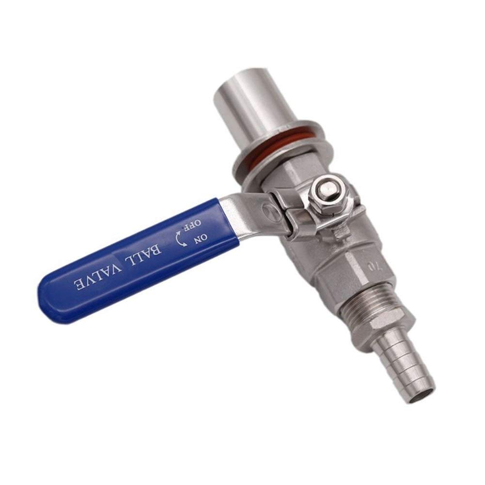 QRUYHBAJU Ball Valve Hot And Cold Water Stop 304 Stainless Steel Welding-free Compact Ball Valve 449C 1/2