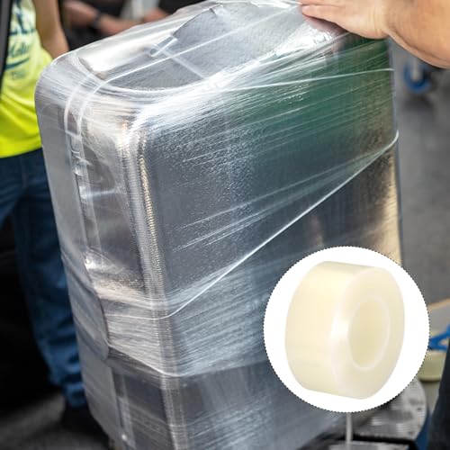 Image of MECCANIXITY Removable Protective Film Tape, 1 1 /5 Inch x 164 Ft Surface Protective Scratch Film Tape Roll for Furniture, Electrical Appliances, Clear