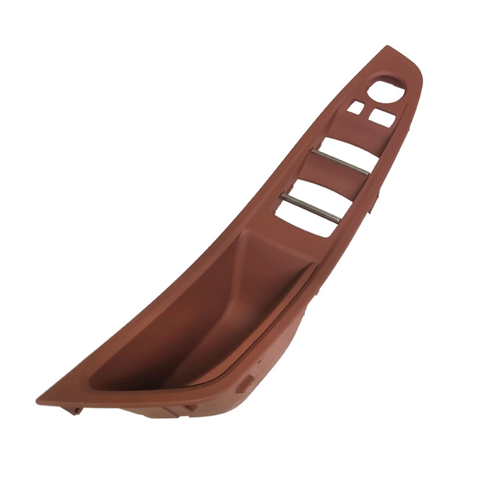 OEXRIGRU Car Interior Door Handles for BMW 5 Series F10 F11 F18 520 523 525 528 530 2010-2017 Car Interior Door Armrest Panel Handle(Model. A Redbrown)