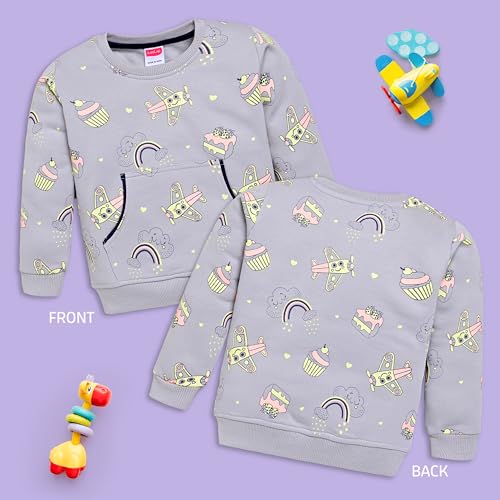 Image of LuvLap Baby Boys Full Sleeve Sweatshirt & Pyjama Set Pack of 1