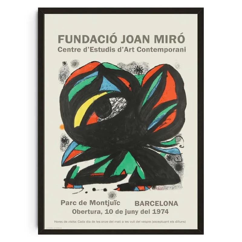 Art mural Joan Miró impression sur toile déco nordique maison 40x60cm