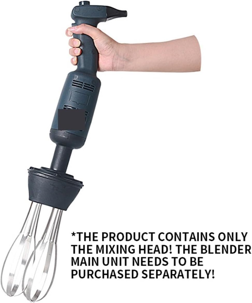 220W Variable Speed Hand Blender Whisk Commercial Egg Beater Cake Milk Foamer Whisk Blender Tube Compatible for Handheld Blender