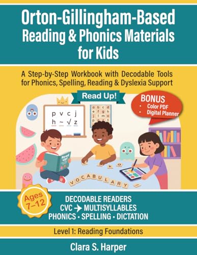 Orton-Gillingham Based Reading and Phonics Materials for kids: A ...