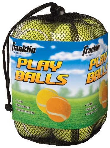 Franklin Sports 12 pelotas deportivas con bolsa de transporte para entrenamiento
