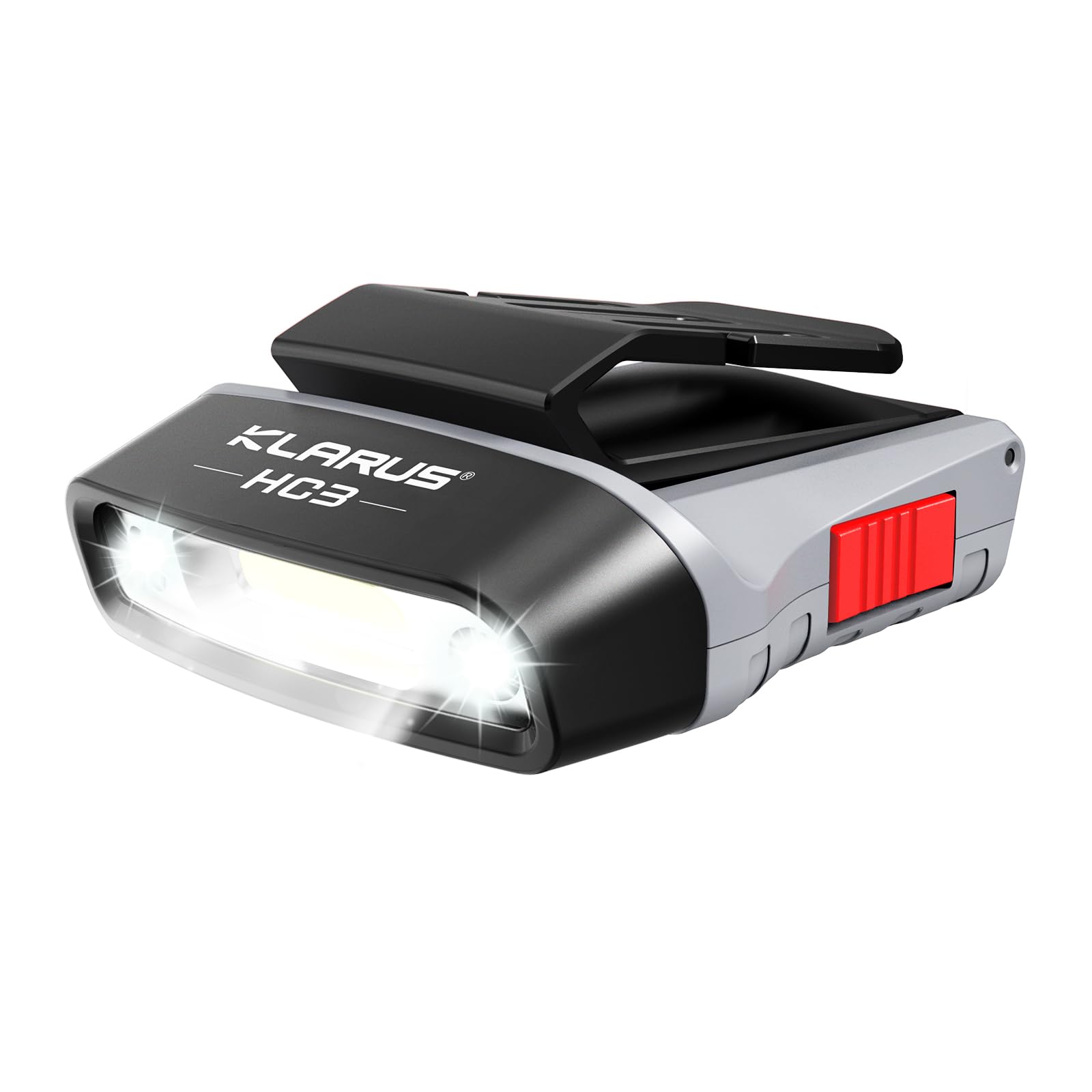 Klarus HC3 Rechargeable Motion Sensor Cap Visor Light - 100 Lumens COB LED Clip on Hat Light - Headlamp with Red Light for Fishing Running Camping Reading-image-30
