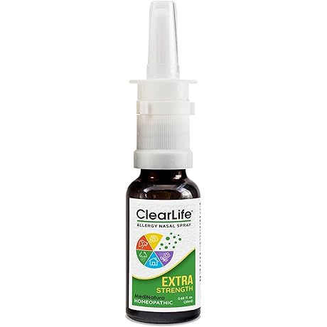 ClearLife Extra Strength Multi-System Allergy Relieving Nasal Spray Mist with Similasan Nasal Allergy Relief
