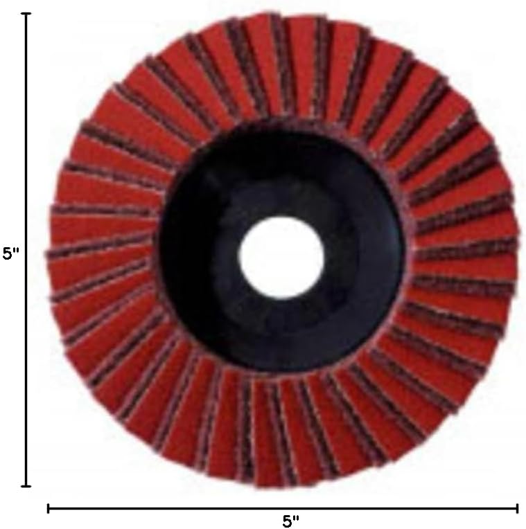 Metabo - Application: Inox Grinders - 5" x 7/8" Combi Kls Flap Disc Medium 1/Pack (626370000), Inox Angle Grinder Consumables