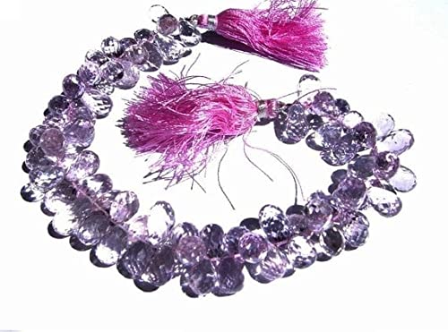 Améthyste rose en perles de 7" pour fabriquer un cadeau d'anniversaire unique