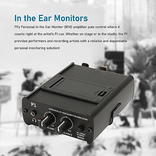 Amplificador de fone de ouvido para monitor estéreo, amplificador profissional de alta potência comp