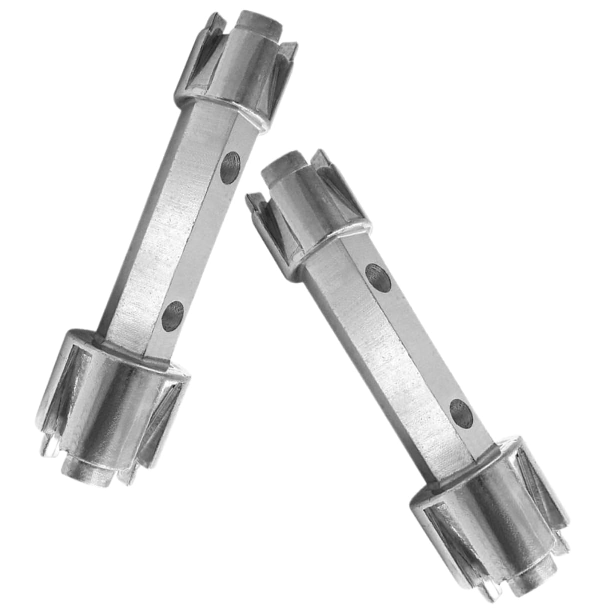 SHINEOFI Llave de Drenaje de Bañera de Trinquete de Aluminio, 2 Piezas