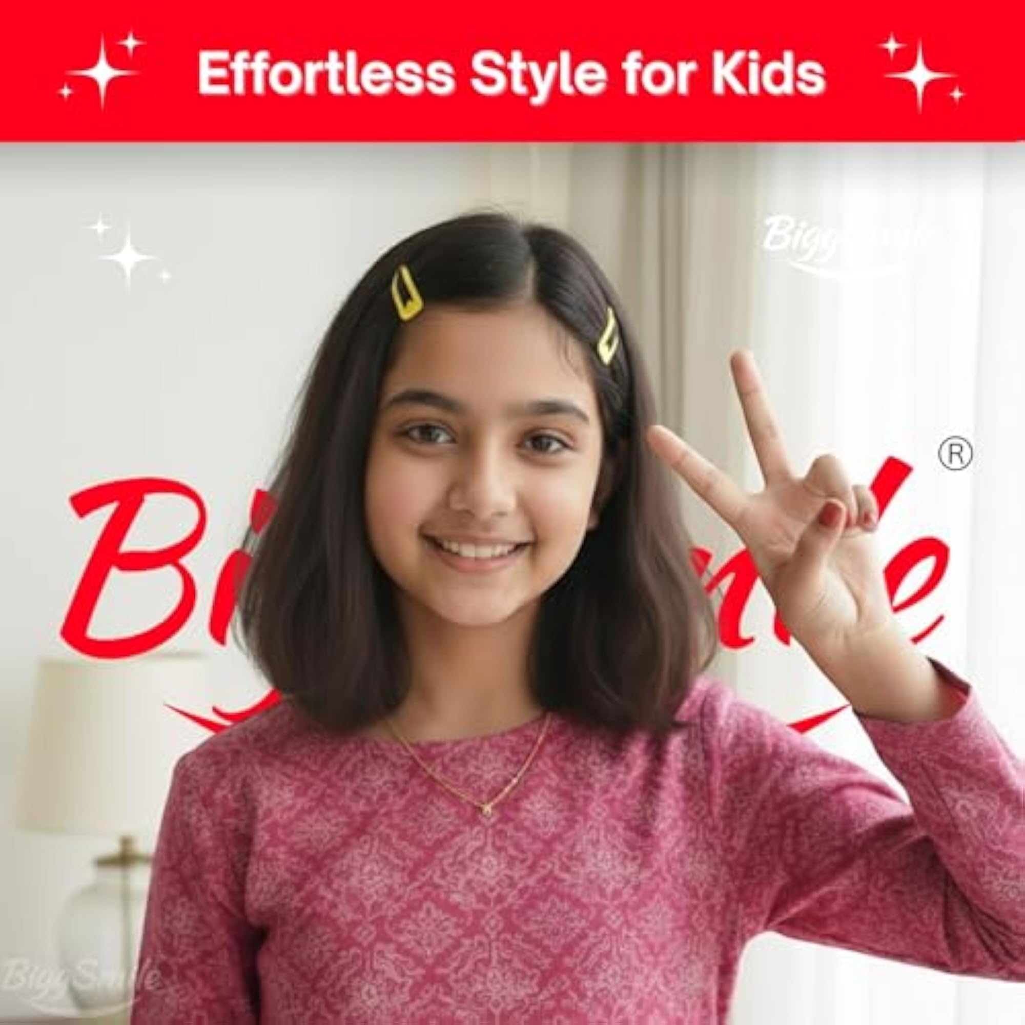 20 PCS 2-Inch Tic Tac Hair Clips for Girls, Multicolor Accessories