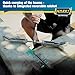 HAZET Beam Puller 1774-1 I Clamping Stroke: 4.53 Inches, Total Width: 17.32 Inches, Ratchet Length: 10.83 Inches, Trapezoidal Thread TR 16 X 5 I For Clamping, Pulling and Compressing Timber