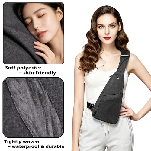 Slim Sling Bag Small Anti Theft
