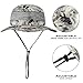 KastKing Sol Armis UPF 50 Boonie Hat - Sun Protection Beach & Hiking, Fishing, Paddling, Rowing, Kayaking - Silver Mist
