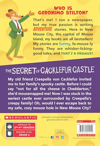 Image of GERONIMO STILTON #22 THE SECRET OF CACKLEFUR CASTLE