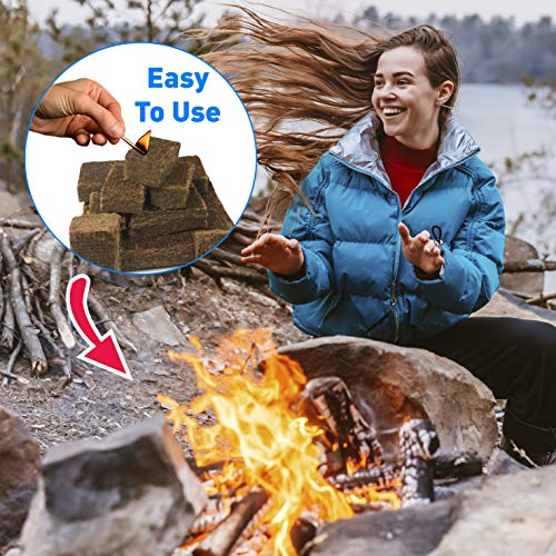Eco Cubes Fire Starter Squares – Great Fire Starters For Wood Stove, Fireplace, Charcoal Grill – Quantity 168 #TOP7