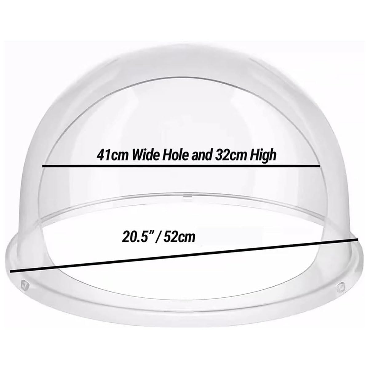 Genérico Cubierta for máquina de algodón de azúcar de 20,5 Pulgadas, Cubierta Protectora de cúpula, Cubierta Protectora Engrosada, Solo Cubierta, Protege el Hilo Dental,for Evitar Que Entre Polvo