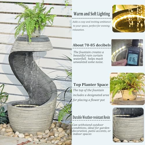 Serbilhome Water Fountain Outdoor Fountains Garden thumb #3
