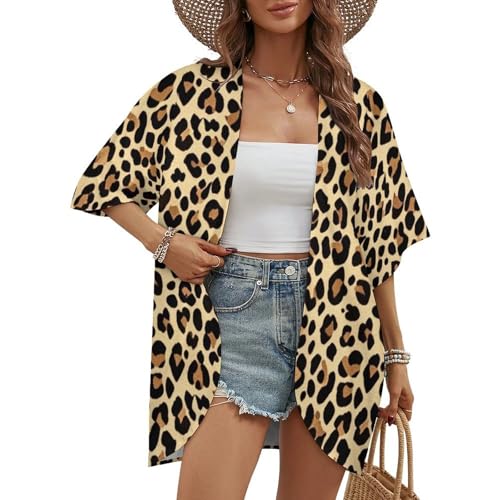 Soft Breathable 2025 Layering Cardigan for Women Lady, Open-Front Beach Cover Ups