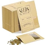 120 Pcs Seed Envelopes Packets Organizer 3.54 X 5.5 Inch Seed Storage Envelopes Resealable with Clear Window Seed Saver Bags for Flower Vegetable Seed Saving