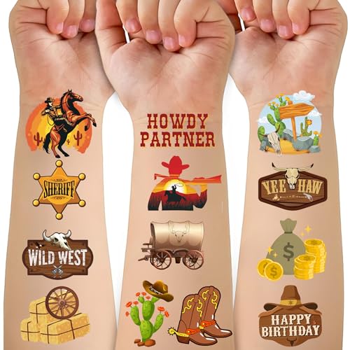 53 PCS 80s Temporary Tattoos, Retro 1980s Hip Hop Party Birthday Decorations Fake Game Console Recorder Tattoo Body Sticker for 80s Birthday Party Favors Supplies Kids Boys Girls Party Bag Filler