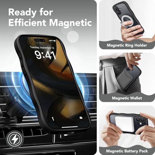 Coque iPhone 16 Plus noire protège objectif et antichoc - 3