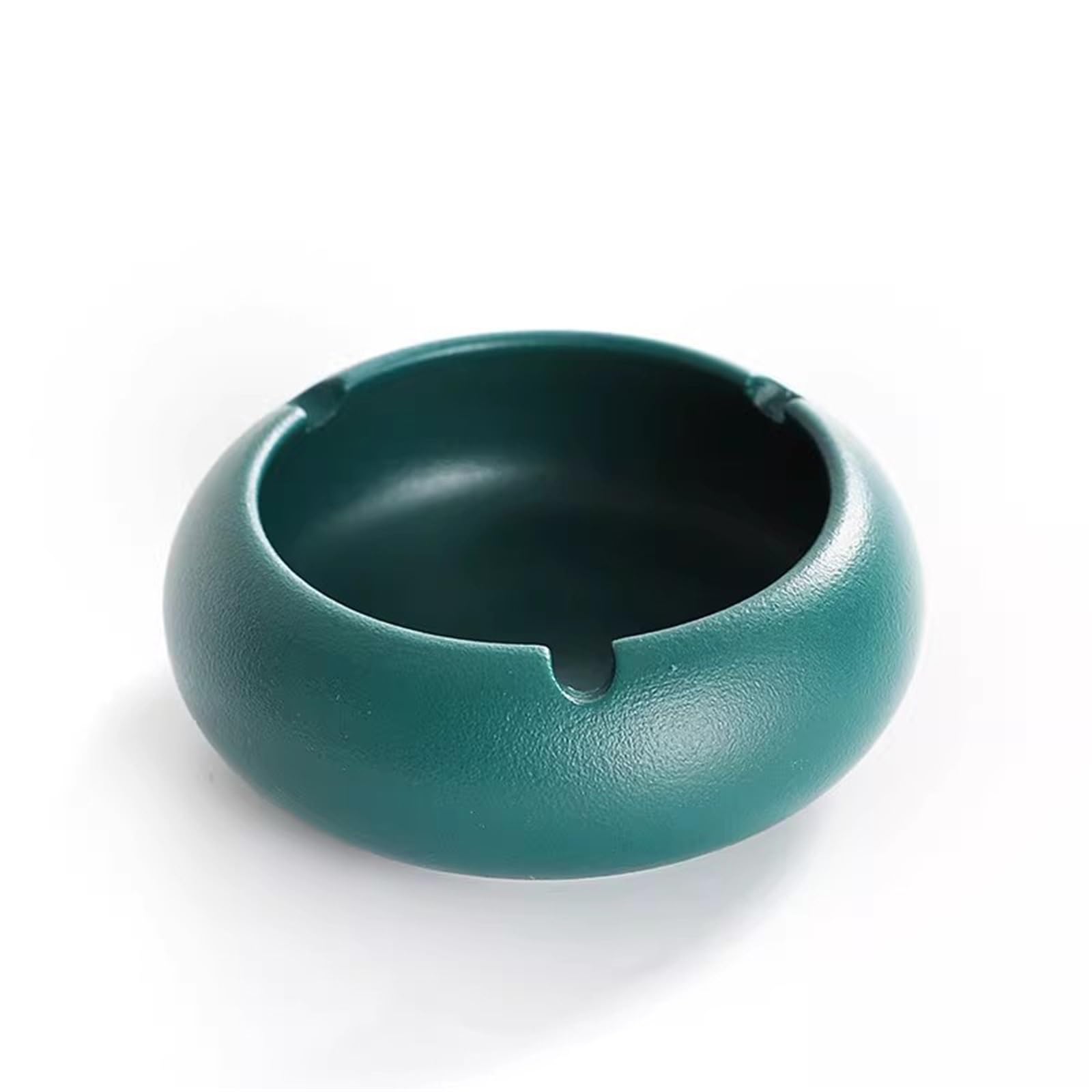 Zhaoj24-05 Cigar Ashtrays Home Office Indoor/Outdoor Portable Decoration Modern Ceramic Solid Color Ashtray(Green)