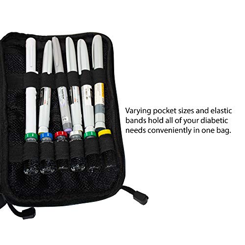 Chillmed Premier Diabetic Supply Organizer | Travel Bag With Shoulder Strap And One 24 Oz Cold Pack - Up To 24 Hours Of Cool Time - 11" X 9" X 3" (Burgundy) #TOP5