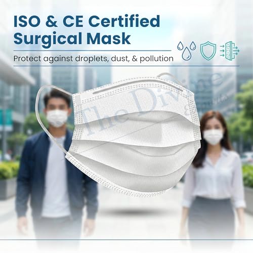 Image of Surgical Mask for Men & Women | Certified by ISO & CE to Protect Mouth Droplets, Dust and Pollution Combo