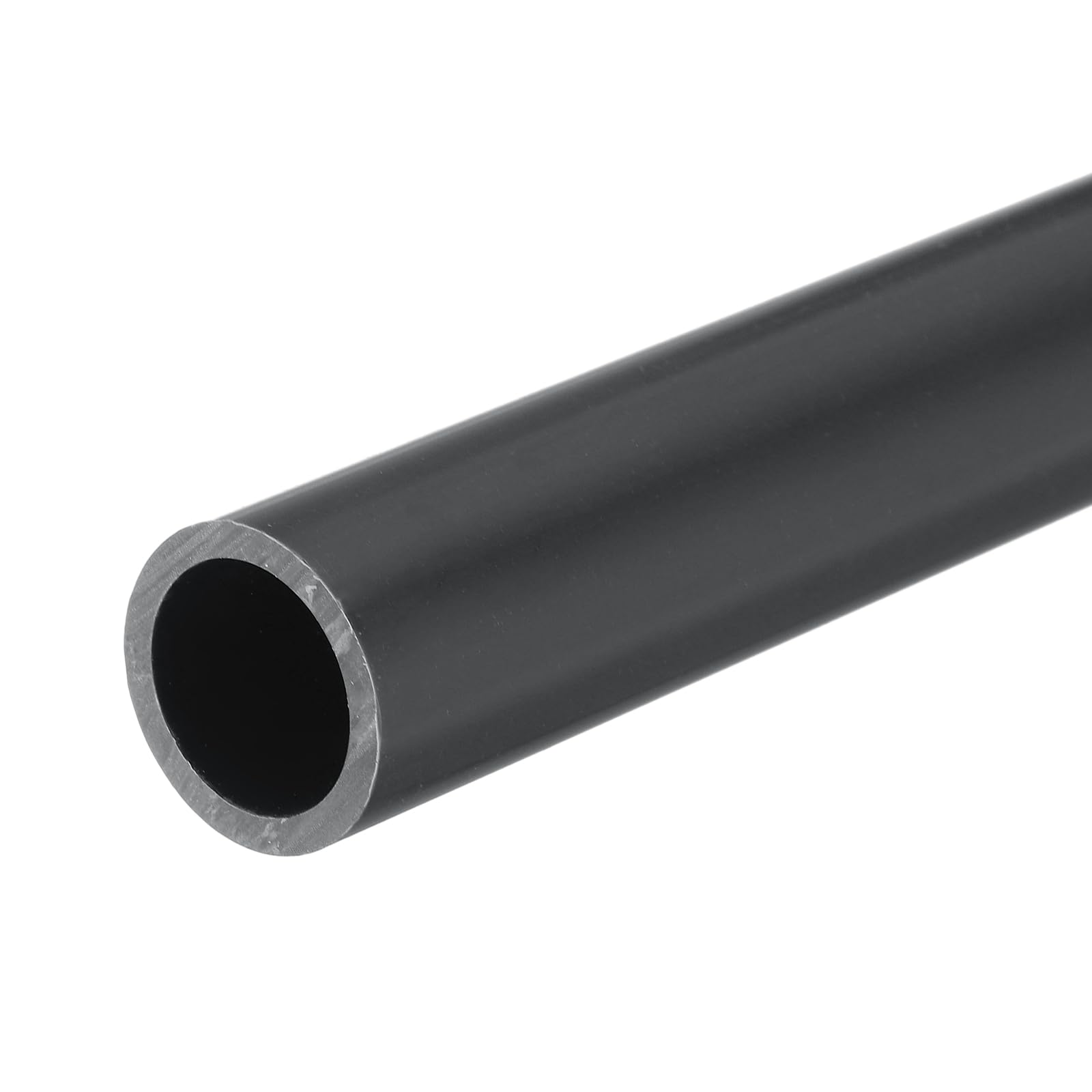 QUARKZMAN Okrągła sztywna rura PVC 15,4 mm ID 20 mm OD 20 cm / 8" Długość ciemnoszara o wysokiej wytrzymałości do rur wodnych rzemiosło osłona kabla