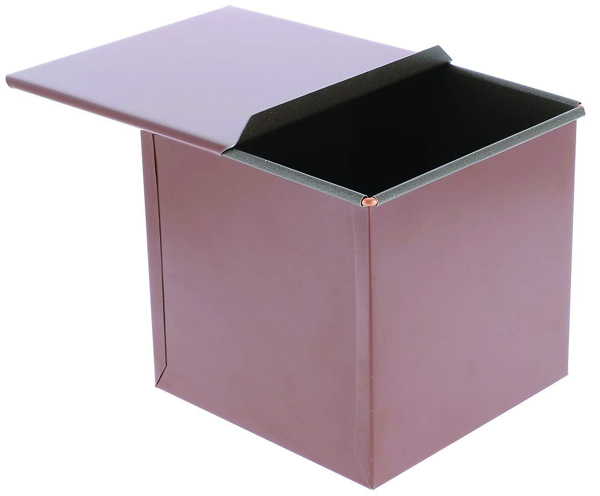 Moule pain surprise cube avec couv de 16 pour éviter le pain déformé au four