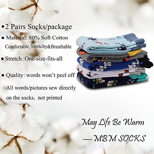 MBMSO Marijuana Weed Socks 2 Pairs Inhale the Good Shit Exhale the Bullshit Socks Marijuana Gifts Funny Stoner Gifts - Image 6