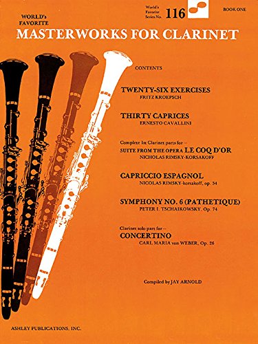 Masterworks for Clarinet (Worlds Favorite)