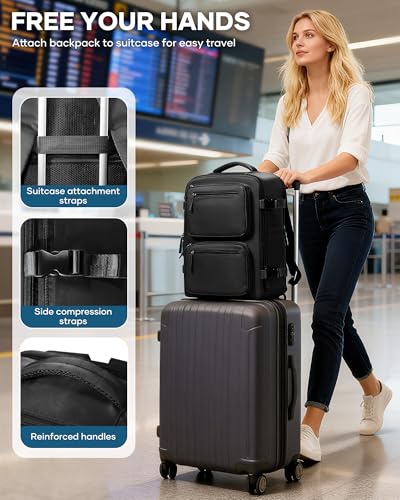 Sac à dos compression sous vide Ryanair 40x20x25 cm bagage cabine