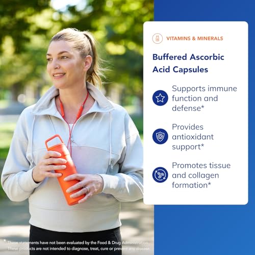 Pure Encapsulations Buffered Ascorbic Acid Capsules | Vitamin C for Sensitive Individuals* | 90 Capsules - Image 4