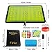 Firlar Carpeta táctica ,Pizarra Táctica de Fútbol Imanes Coach Board para Entrenador...