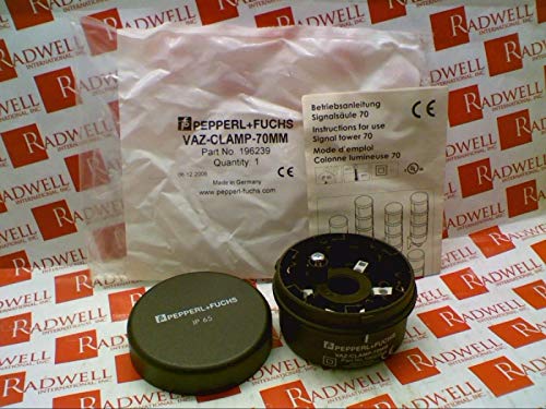 PEPPERL & FUCHS VAZ-CLAMP-70MM IP65, Stack Light Terminal Base, Modular Design Bayonet System, for Simple MOUNTING and DISMOUNTING 70-MM-Series