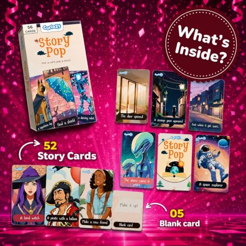 Image of Story Pop - Storytelling Card Game for Kids, Families & Adults | Perfect Ice-Breaker for Parties | Boosts Imagination & Creative Thinking | Fun & Educational Gift for Ages 14+
