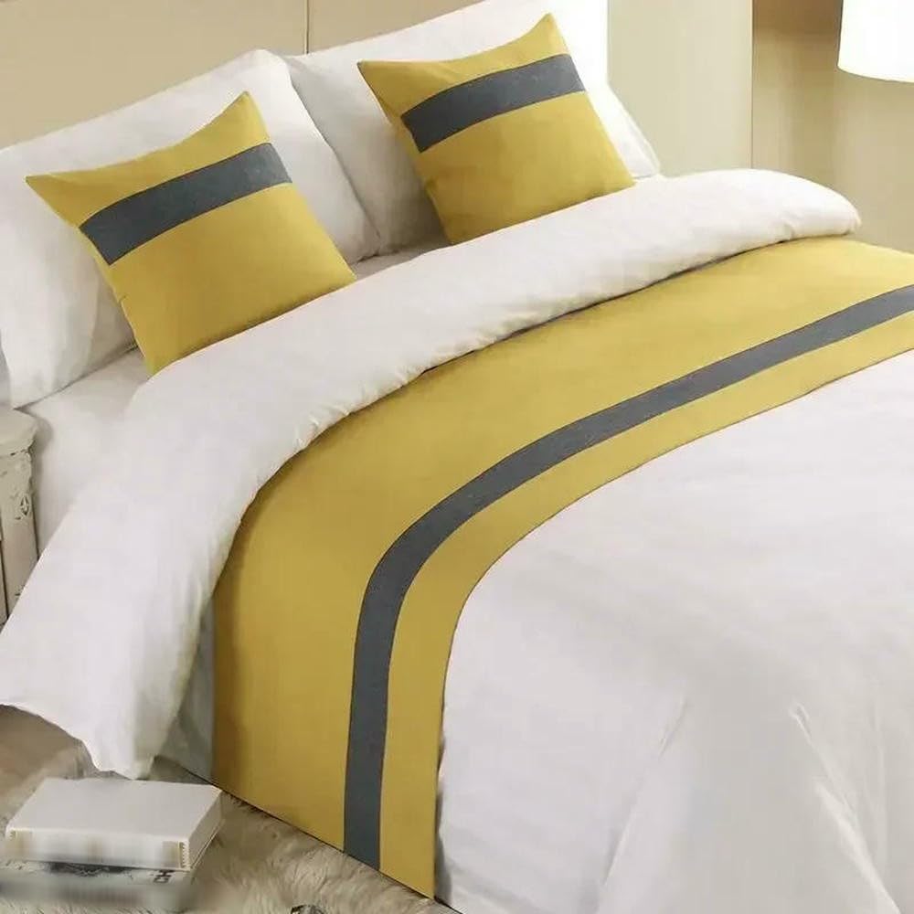 Chemin de lit quatre saisons pour chambre contemporaine